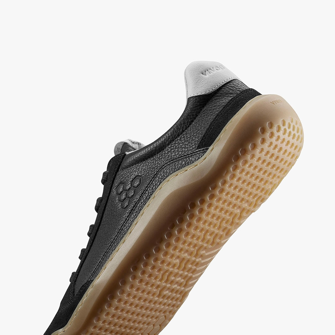Vivobarefoot Women's Gobi II Sneaker - Premium Leather Minimalist Shoes for Walking, Travel & Everyday Wear - Barefoot Style Comfort & Support