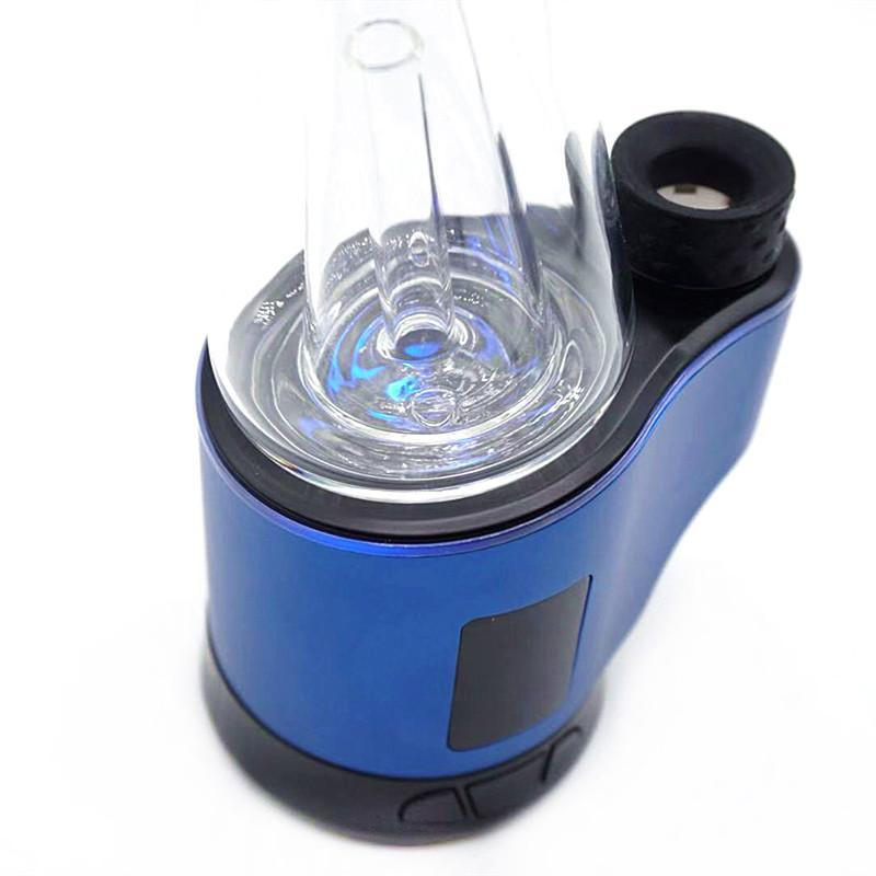Hato H2 Electric Dab Rig Glass Bubbler Attachment - Portable E-Rig for Wax & Concentrates - Perfect for Home Use & Travel - Smooth Dabbing Experience