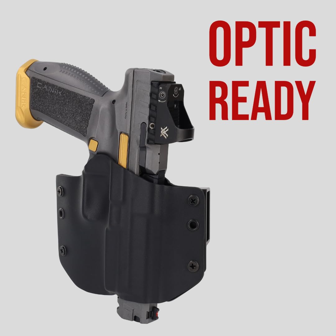Coyote USA OWB Holster for FN 509 - Left Hand Draw | Tactical Gun Holster for Outdoor Shooting, Hunting & Range Training