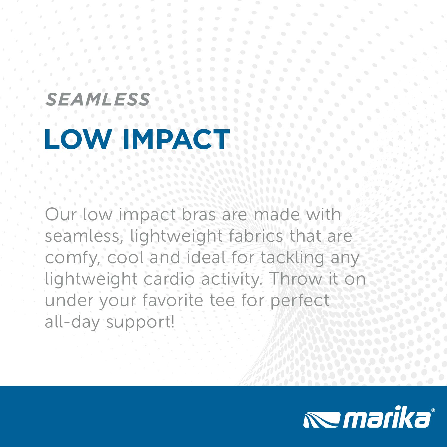 Marika Women's Seamless Sports Bra with Molded Cups - Comfortable Workout Bra for Yoga, Running & Gym - Moisture Wicking & Supportive Activewear