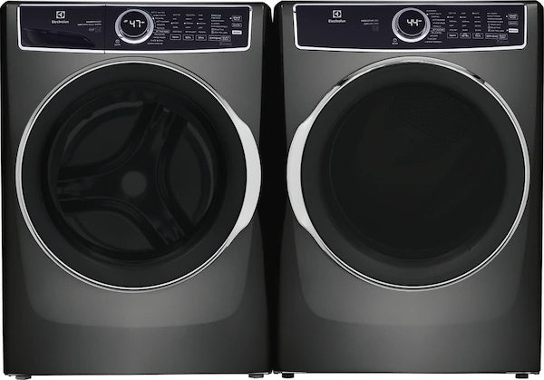 Electrolux 7537 Series 4.4 Cu. Ft. Front Load Washer & 7.4 Cu. Ft. Gas Dryer Set in Gray - Energy Efficient Laundry Pair for Large Families & Modern Homes
