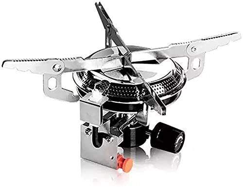 Portable Foldable Camping Gas Stove - Compact Outdoor Cooking Burner with Copper Valve for Backpacking, Hiking & Picnics | Perfect for Camping, Travel & Emergency Preparedness