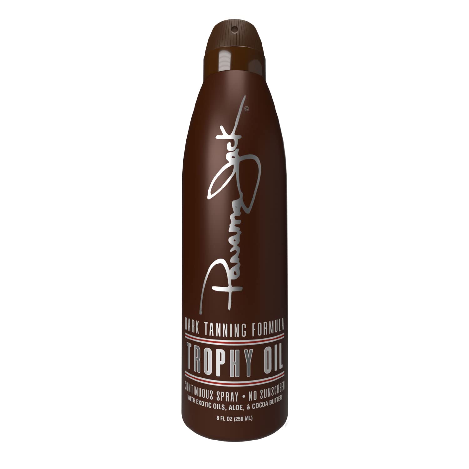 Panama Jack Trophy Suntan Oil - SPF 0 Sun Tanning Oil with Aloe Vera, Cocoa Butter & Exotic Oils - Lightweight Formula & Tropical Fragrance - 5.5 oz (6-Pack) - Perfect for Beach, Pool & Summer Tanning