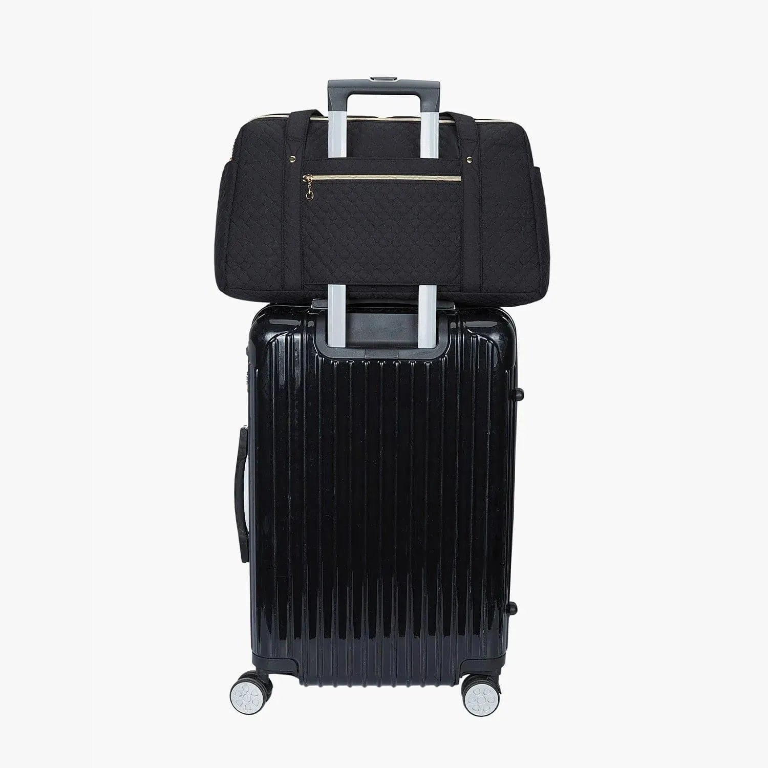 Large Weekender Overnight Bag with Shoe Compartment - Perfect Carry-On Luggage for Travel, Gym & Weekend Getaways