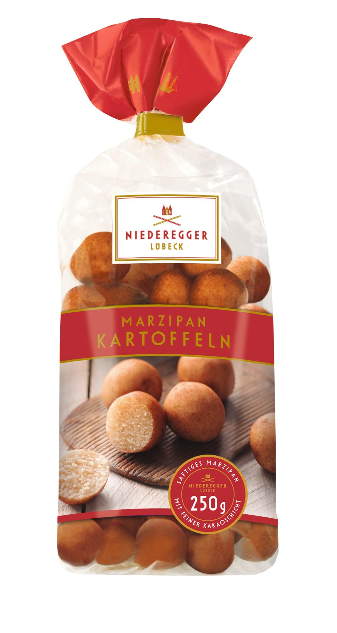 Niedeger Marzipan-Potatoes (Marzipan Kartoffeln) - 250g/8.8 oz - Premium German Almond Candy - Perfect for Gifts, Holidays & Dessert Decorations