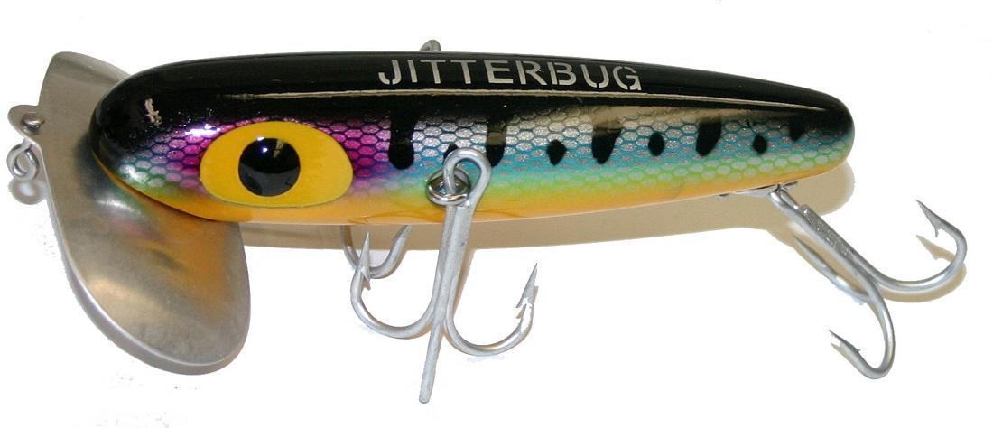 Arbogast Musky Jitterbug Topwater Fishing Lure - Best Surface Bait for Bass, Pike & Musky - Perfect for Freshwater Fishing & Night Fishing