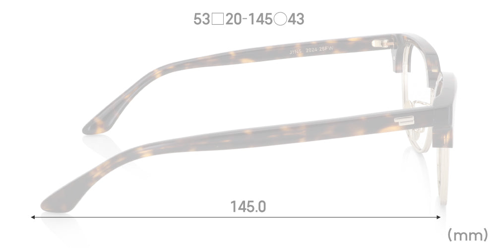 JINS TODAY 24AW 091 286 Eyeglasses - Trendy & Lightweight Frame for Men & Women | Perfect for Work, Reading & Fashion Accessories