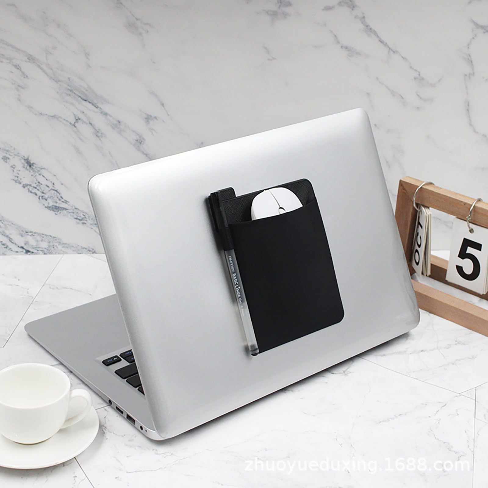 Portable Pouch Holder for External Hard Drive & Laptop Accessories - Compact Carrying Case with Storage Pocket for Computers, USB Drives & Cables | Perfect for Travel, Office & School Organization