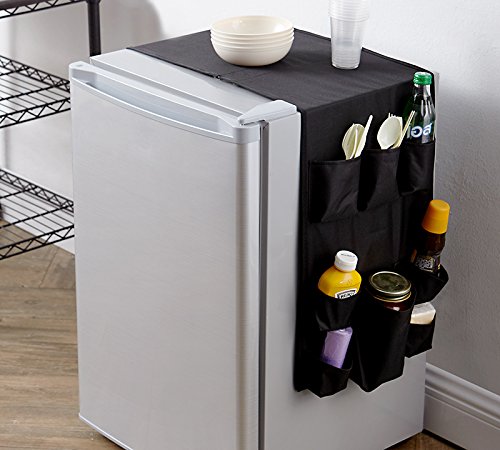 Double Cookin Caddy - Over the Fridge Storage Organizer for Kitchen Utensils & Spices | Space-Saving Pantry Organizer for Small Kitchens | Perfect for Storing Cooking Tools, Spices & More