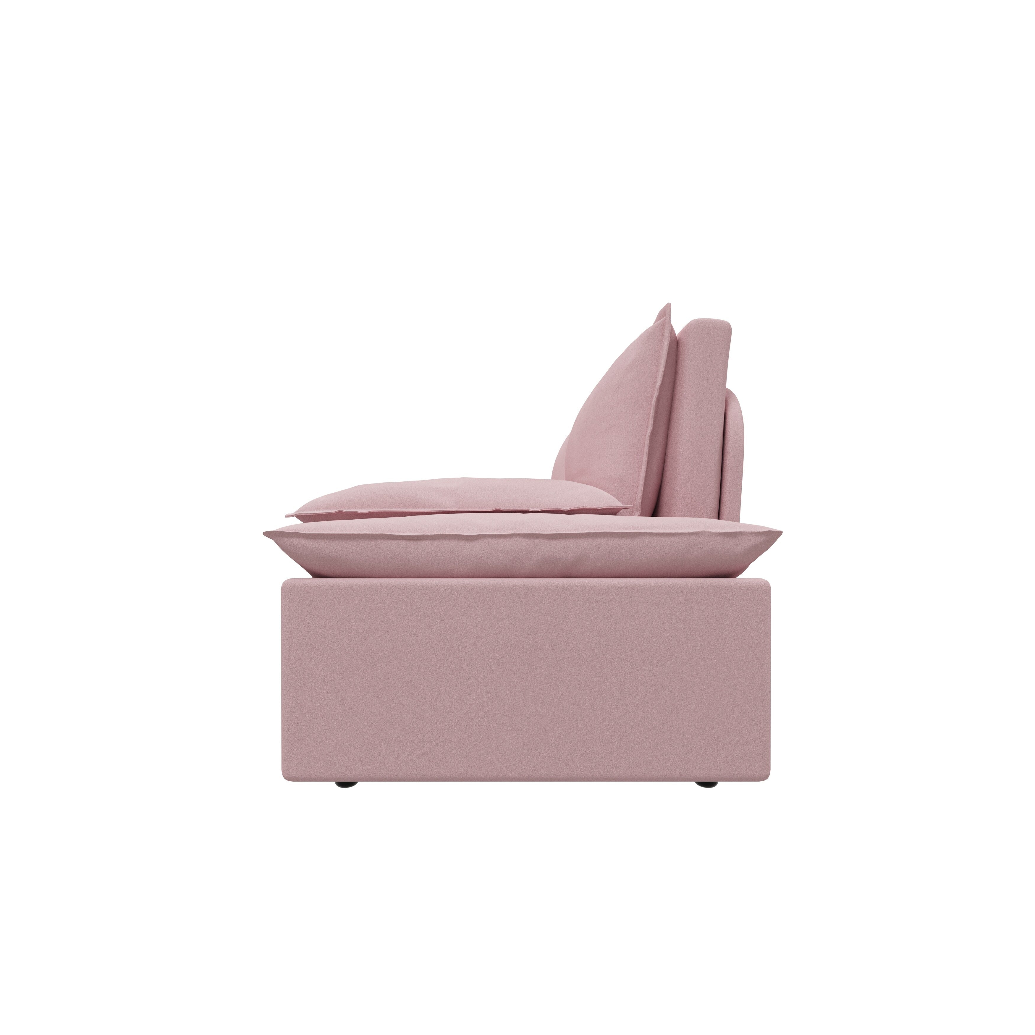 3 in 1 Convertible Sleeper Sofa Bed - Queen Size Pull Out Couch with Velvet Upholstery & Pillows - Perfect for Small Spaces, Guest Rooms & Apartments