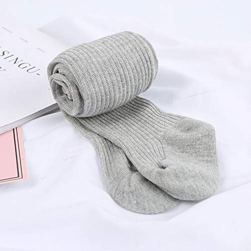 Ribbed Tights - Gray