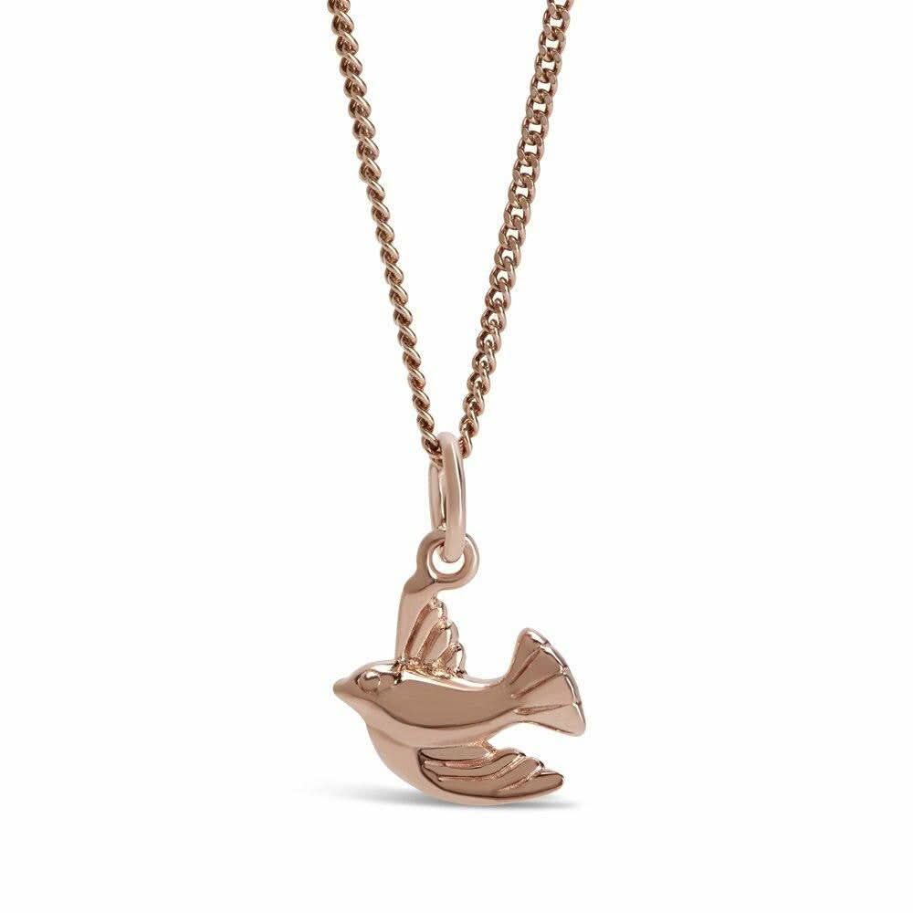 Rose Gold Bird Pendant Necklace - Elegant Jewelry for Women, Gift for Her | Perfect for Valentine's Day, Anniversary & Everyday Wear