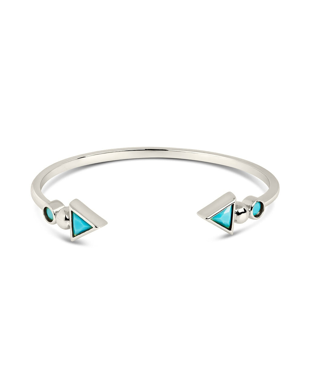 Kalena Turquoise Open Cuff Bracelet for Women - Handmade Boho Jewelry with Natural Stone - Perfect for Festivals, Weddings & Everyday Wear