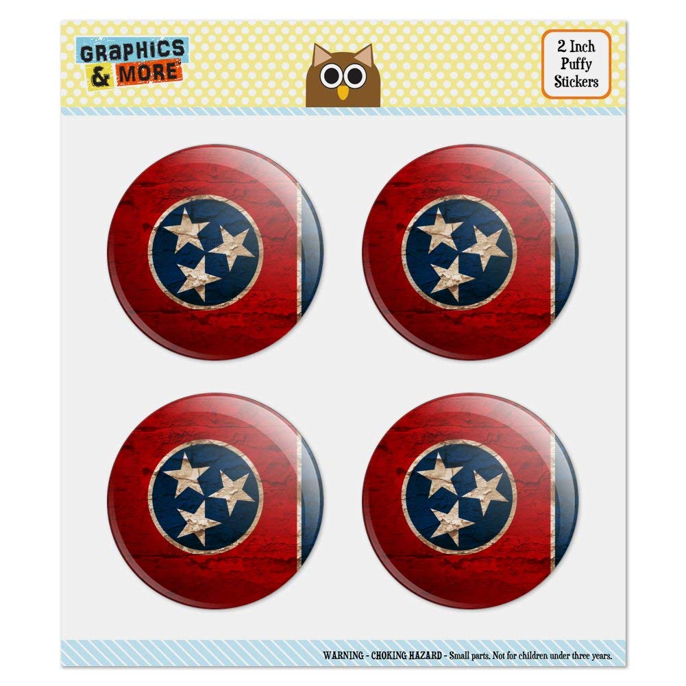 Rustic Tennessee Flag Stickers for Scrapbooking & Crafts - DIY Decor