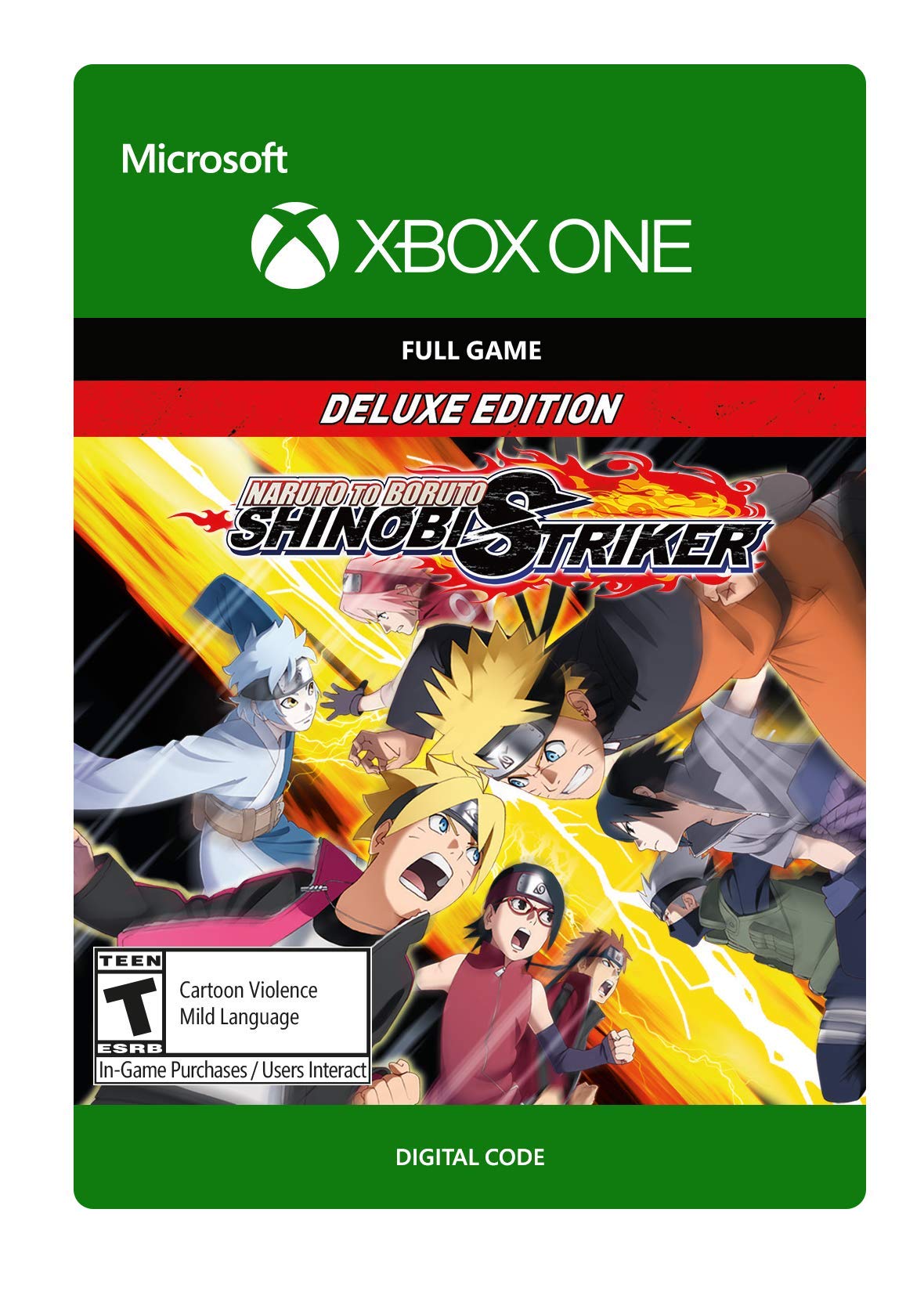 Naruto to Boruto: Shinobi Striker Deluxe Edition - Xbox One Digital Download | Ultimate Ninja Action Game for Anime Fans | Perfect for Online Multiplayer Battles & Team Combat