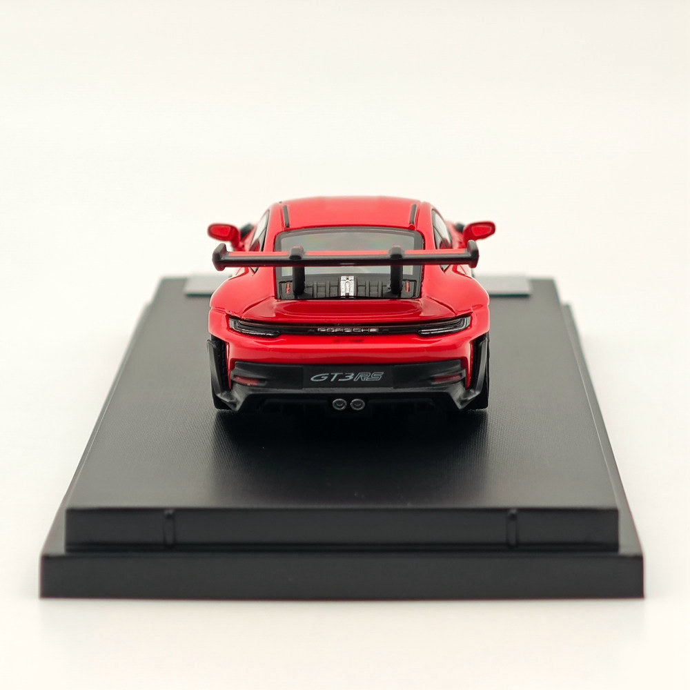 1:64 Scale Porsche 992 GT3 RS Racing Sports Red Diecast Model Car - Collectible Miniature Racing Sports Car for Display, Gifts, and Car Enthusiasts - Perfect for Home Decor, Office Display, and Model Car Collections