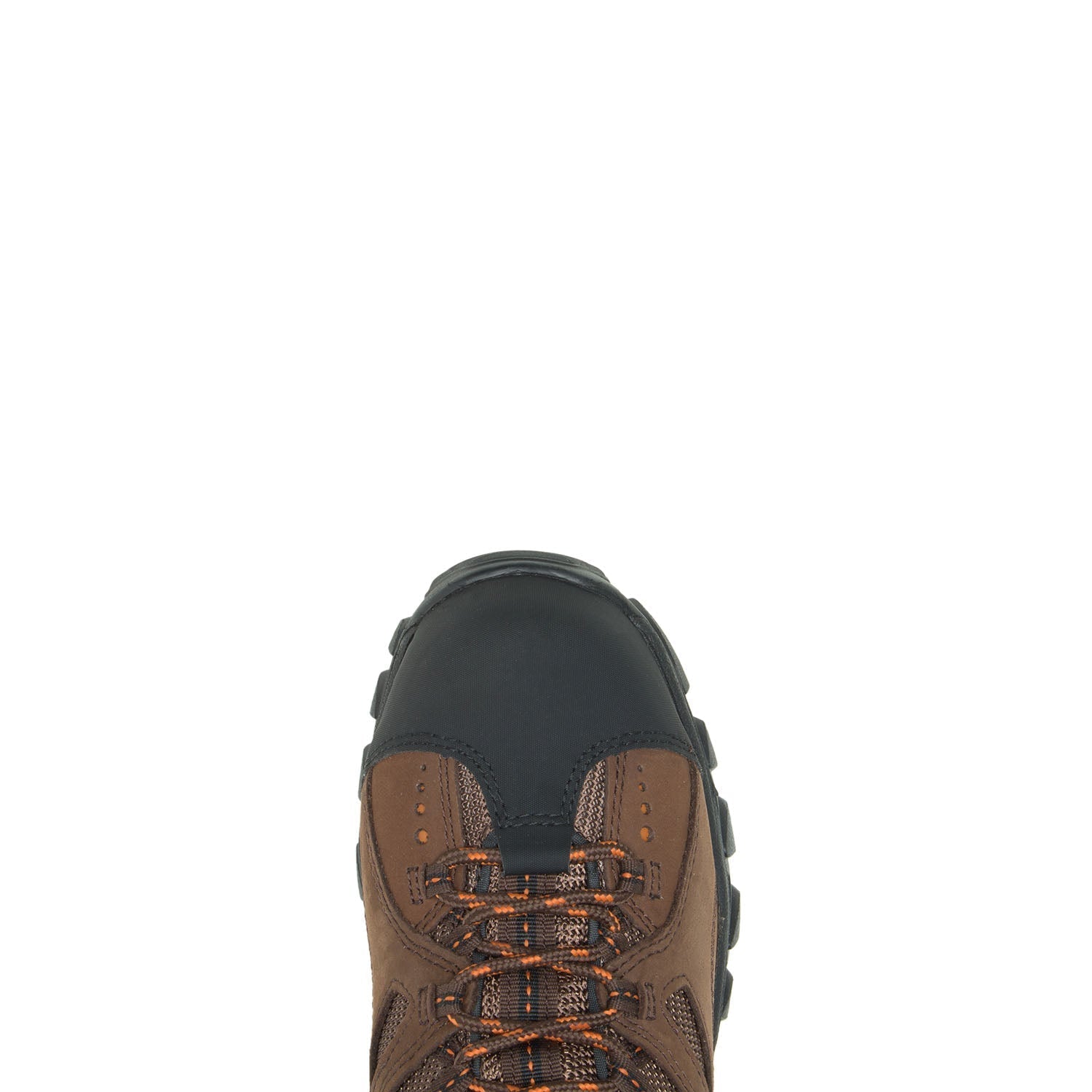 Hudson EH Steel Toe Work Boots for Men - Dark Brown Safety Shoes for Construction, Warehouse & Outdoor Work