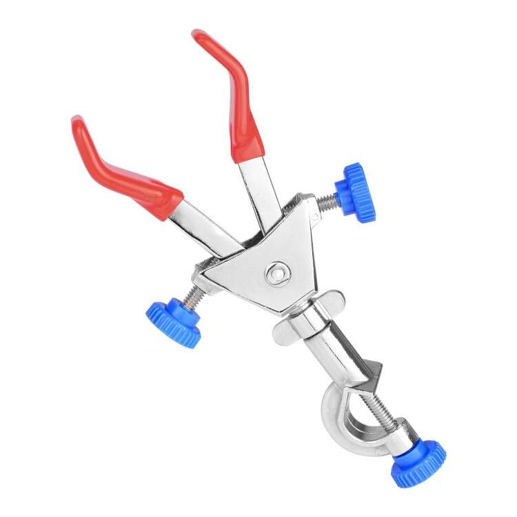 360° Swivel Rubber-Coated Lab Clamp for Science Experiments