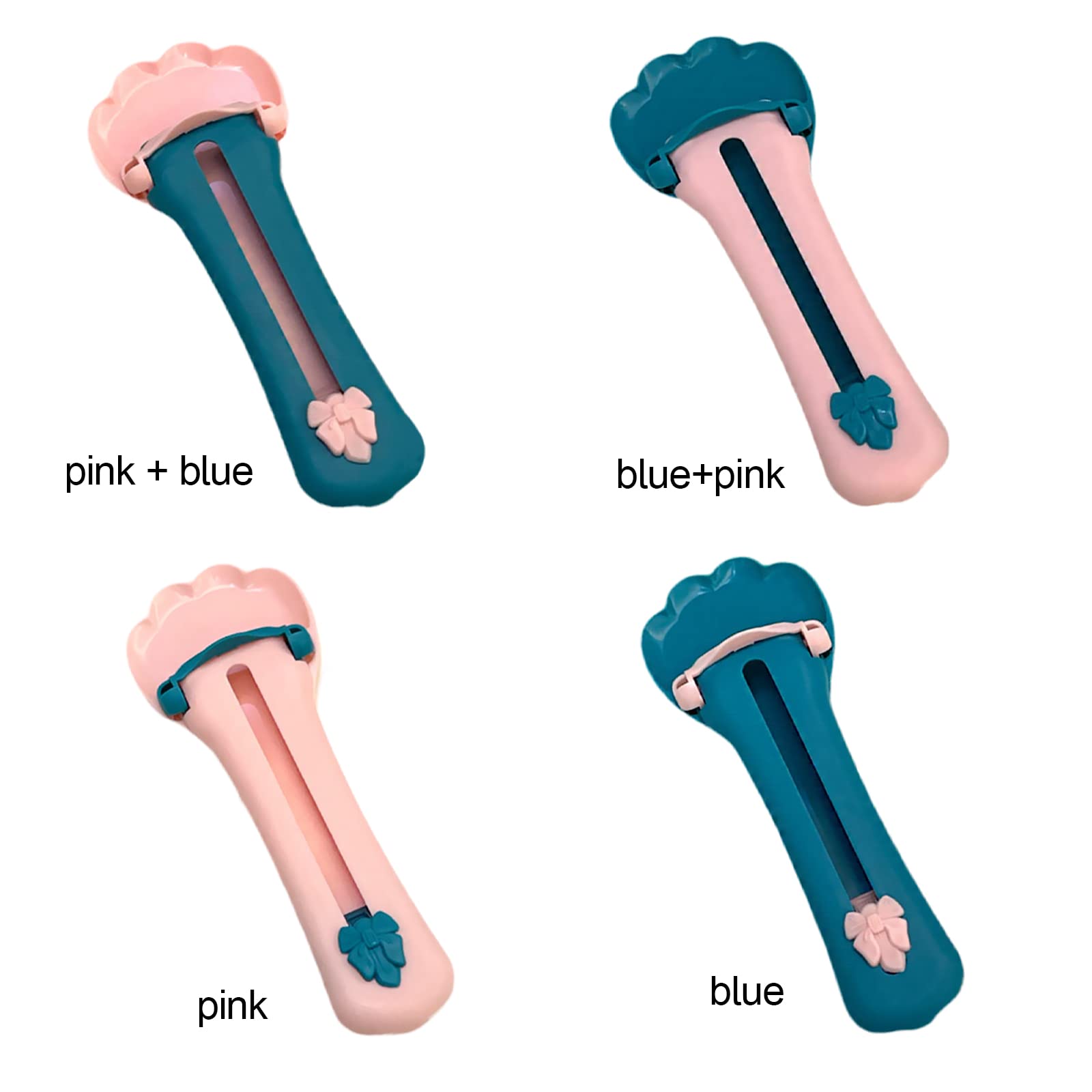 Premium Cat Claw Shaped Squeeze Spoon for Lickable Wet Cat Treats - Delectables Liquid Snack Feeder - Perfect for Kittens & Adult Cats (Pink) - Ideal for Stress Relief, Bonding & Mealtime Fun