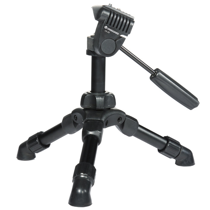 VS 82 Ultra Compact Tabletop Tripod - Portable Mini Tripod Stand for Smartphones, DSLR Cameras & Webcams - Perfect for Vlogging, Live Streaming & Travel Photography
