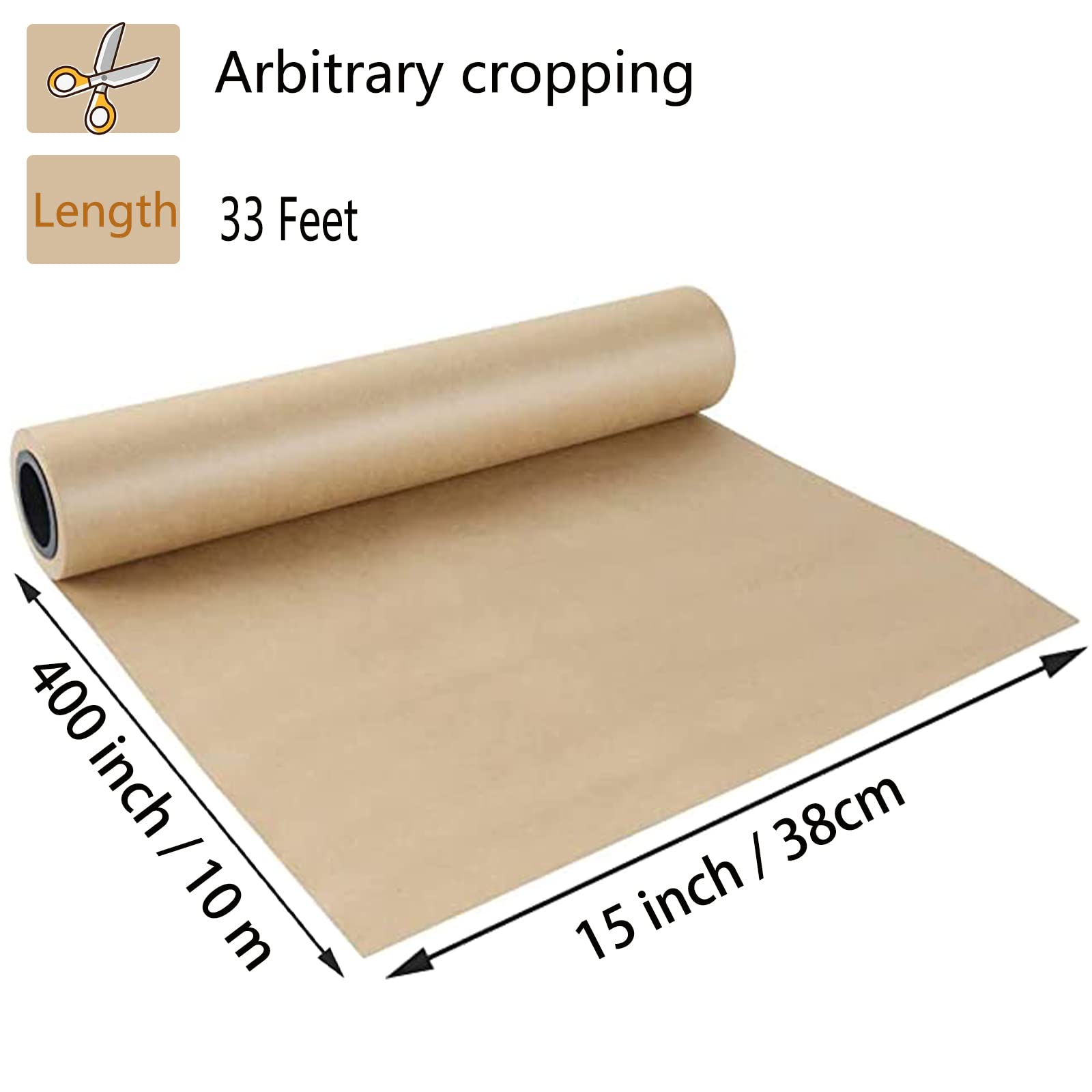 Premium Brown Kraft Paper Roll - 15