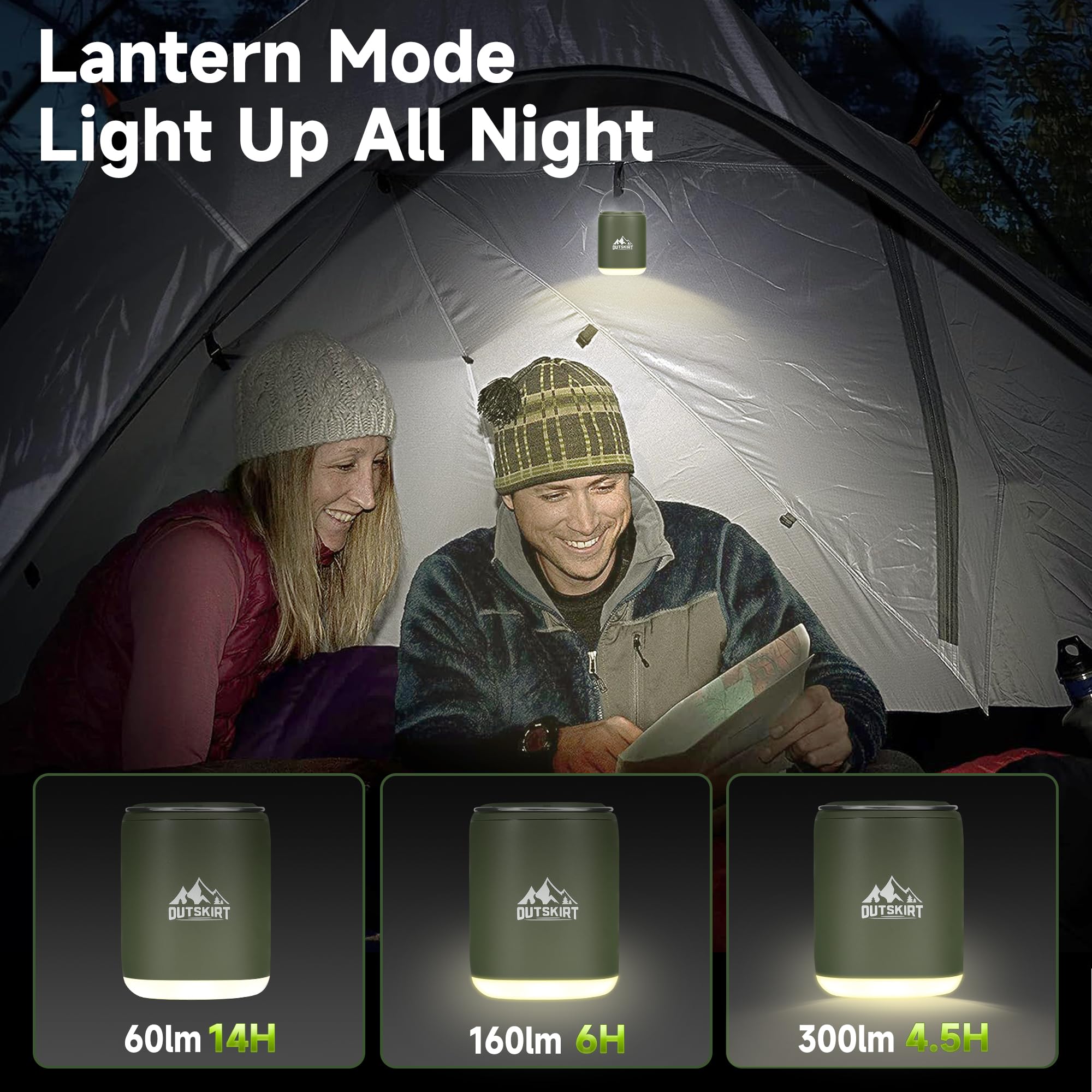 OUTSKIRT Ultra-Mini Air Pump - Portable Rechargeable Inflator with 4.5kPa Pressure, Built-in Camping Lantern & Magnetic Base - Perfect for Air Mattresses, Sleeping Pads, Pool Floats, Swimming Rings, Vacuum Storage Bags - Ideal for Camping, Travel, Beach Trips and Home Storage