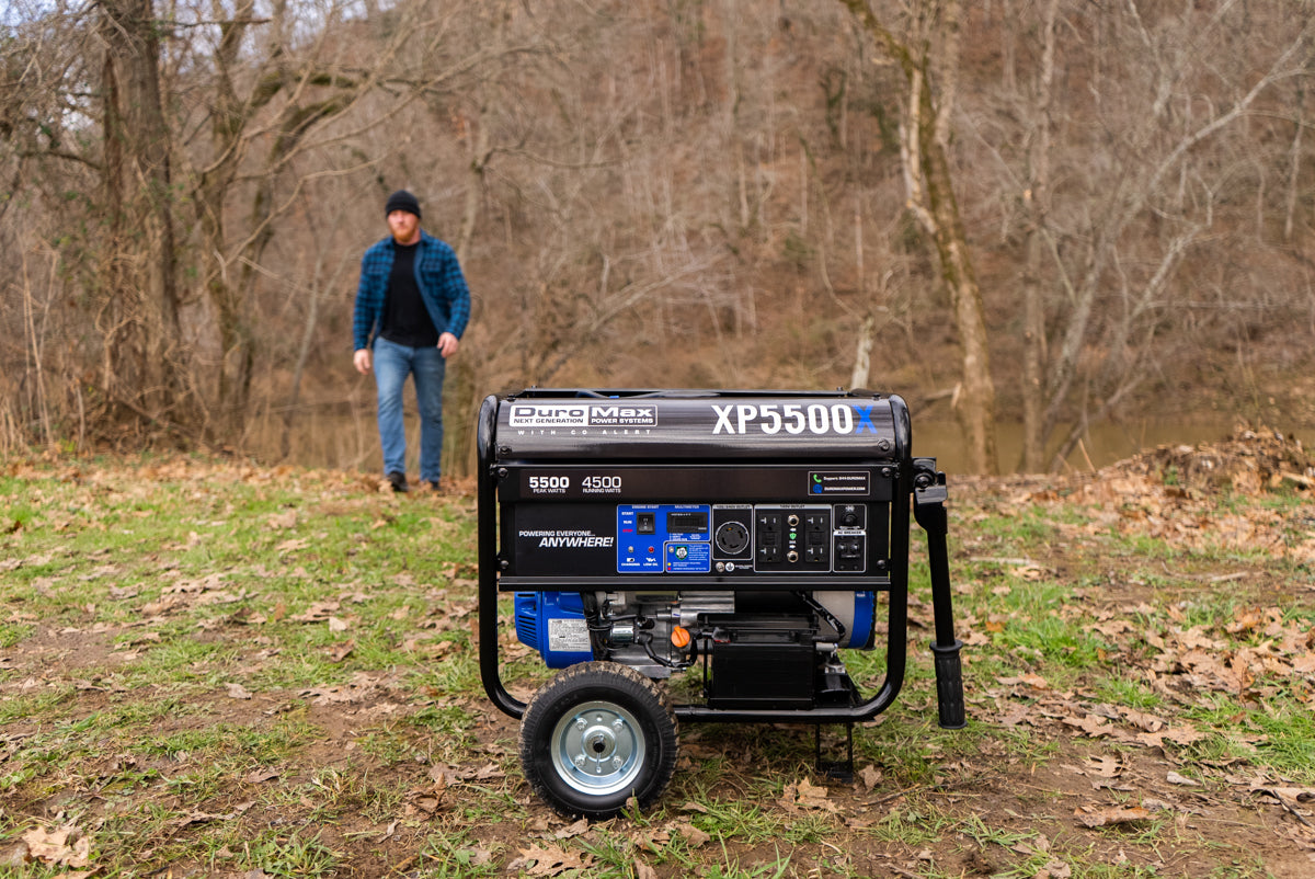 5500W Portable Gasoline Generator with CO Alert - Reliable Backup Power for Home, Camping & Outdoor Emergencies