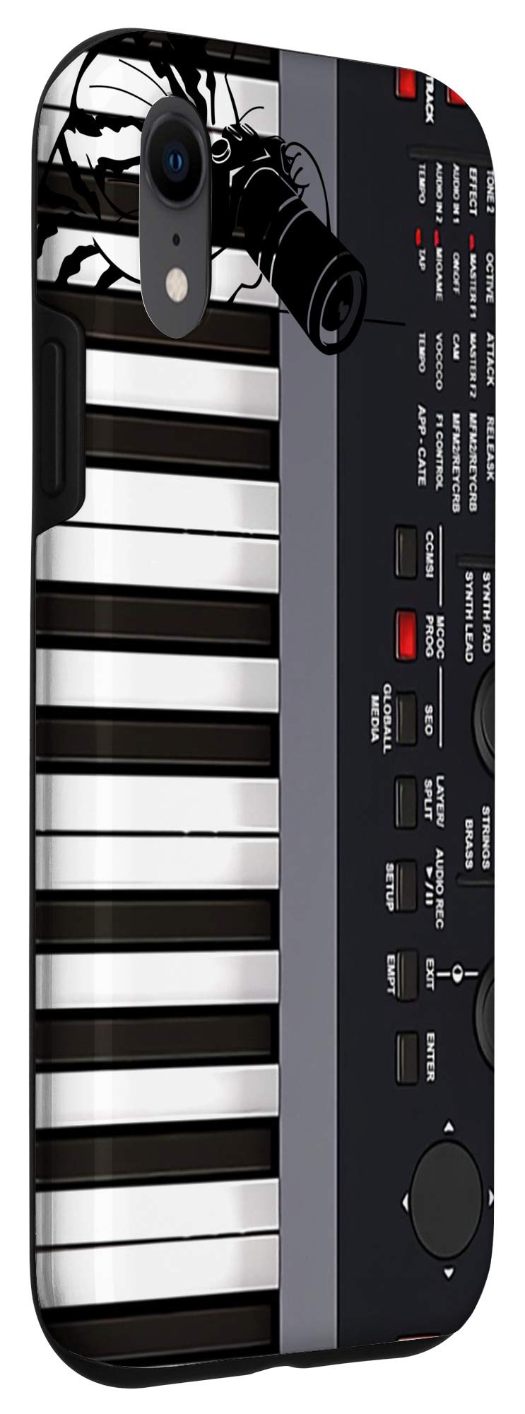iPhone XR Piano Keyboard Case - Music & Gaming Accessory