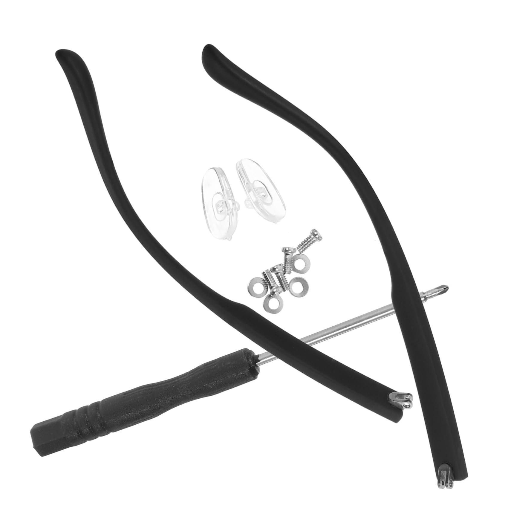 Minkissy 4 Pairs Glasses Replacement Arms & Legs - Eyeglass Repair Kit for Sunglasses & Optical Frames - Perfect for Home, Office, and Travel Emergency Fixes