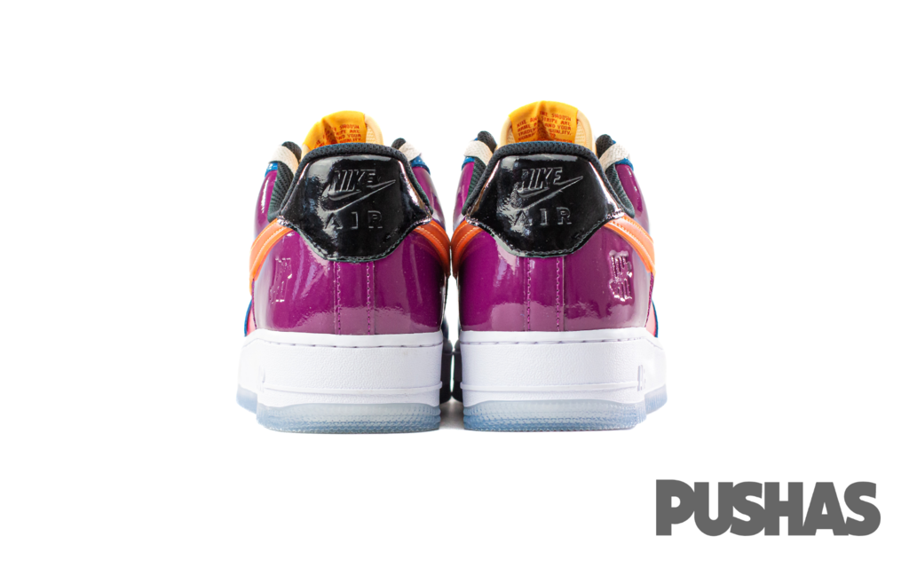 Nike Air Force 1 Low SP x Undefeated 'Multi Patent Total Orange' Sneakers (2022) - Men's Basketball Shoes for Streetwear & Casual Outfits
