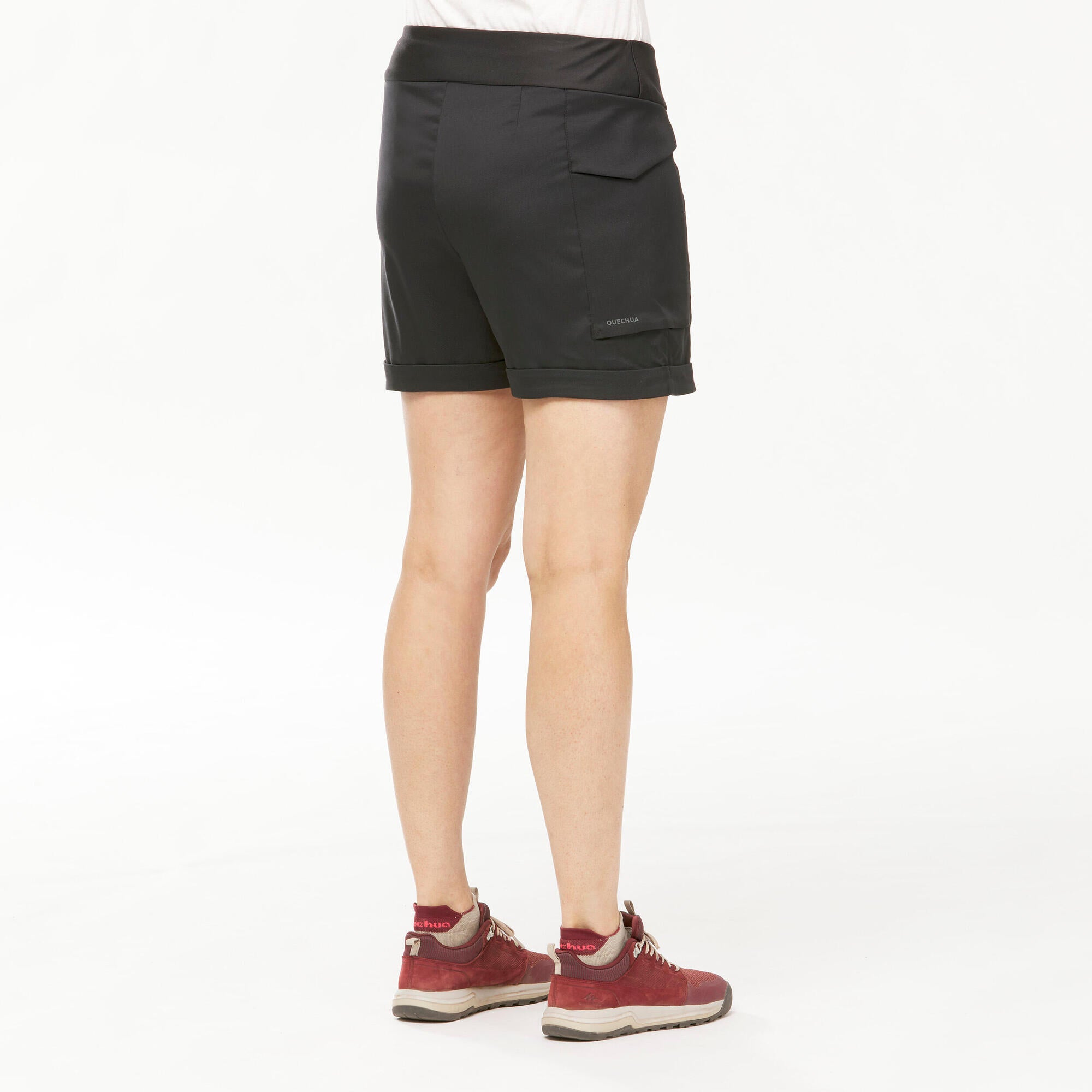 Quechua Women's NH500 Hiking Shorts - Lightweight Quick-Dry Outdoor Shorts for Hiking, Camping & Travel - Perfect for Summer Adventures & Trail Running