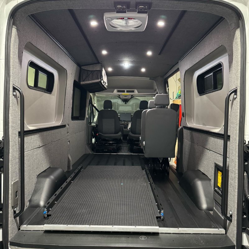 Ford Transit Innie Sleeper - Driver Side Sleeper Conversion Kit for Camper Vans | Comfortable Sleeping Solution for Road Trips & Camping Adventures