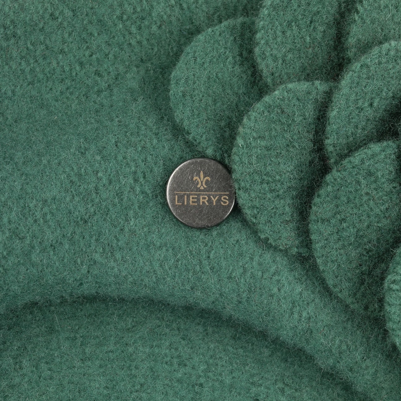 Lierys Agris Flower Wool Basque Beret - Classic French Style Winter Hat for Women, Perfect for Outdoor Activities, Travel & Fashion Accessories