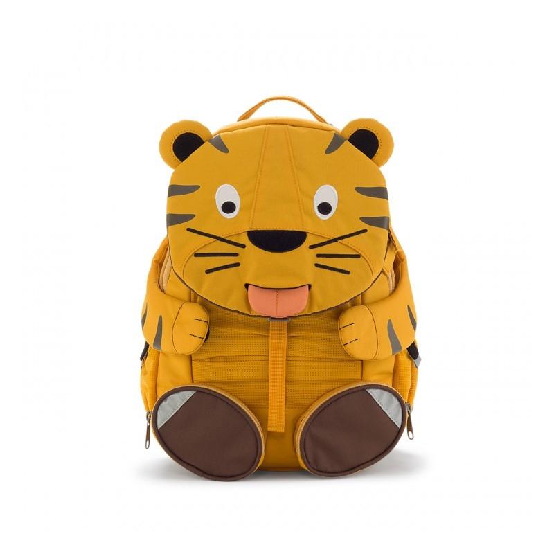 Affenzahn Large Theo Tiger Backpack for Kids - Durable, Lightweight & Waterproof School Bag for Boys & Girls - Perfect for School, Travel & Outdoor Adventures