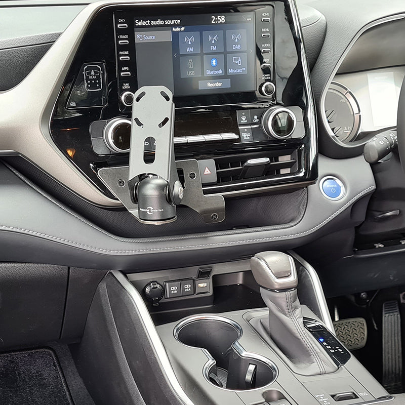 Industrial Evolution InDash Mount for Toyota Kluger (2021+) - Secure Car Phone Holder for GPS Navigation & Hands-Free Driving - Perfect for Commuting, Road Trips & Ride-Sharing