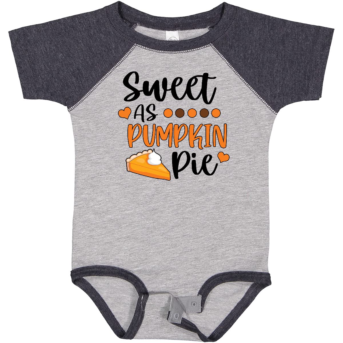Inktastic Thanksgiving Sweet As Pumpkin Pie Baby Bodysuit - Cute Holiday Outfit for Infants & Toddlers - Perfect for Family Gatherings, Photo Shoots & Festive Celebrations