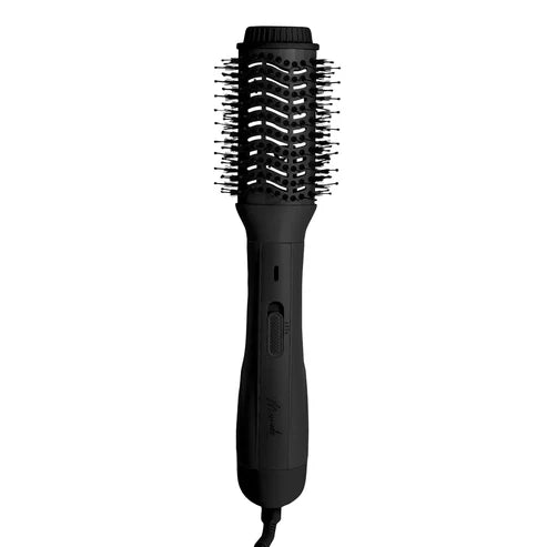 Mermade Hair Blow Dry Brush - Professional Styling Tool for Smooth & Shiny Hair | Sleek Black Design | Perfect for Home & Salon Use