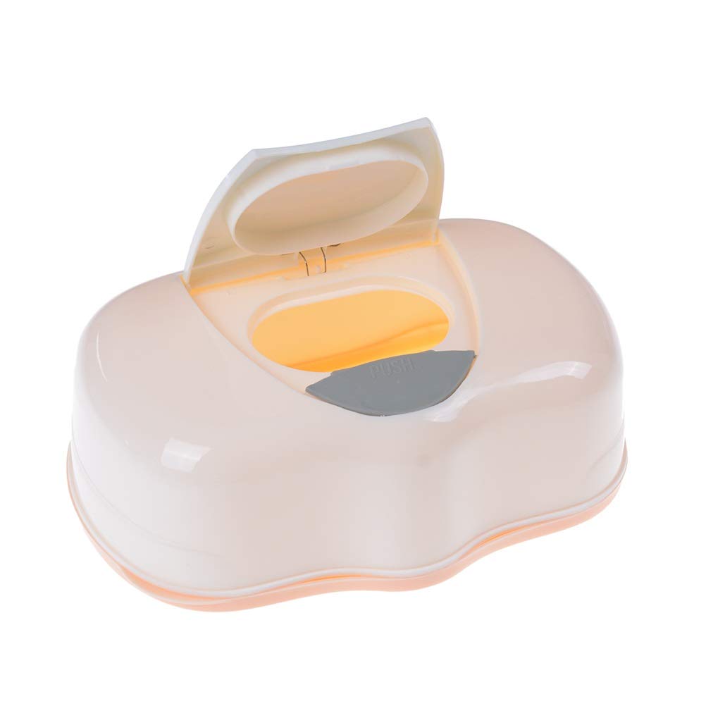 LICHUAN Plastic Tissue Box Holder for Wet Wipes & Paper Towels - Pop-Up Design, Random Colors - Perfect for Bathroom, Kitchen, Office & Car Organization