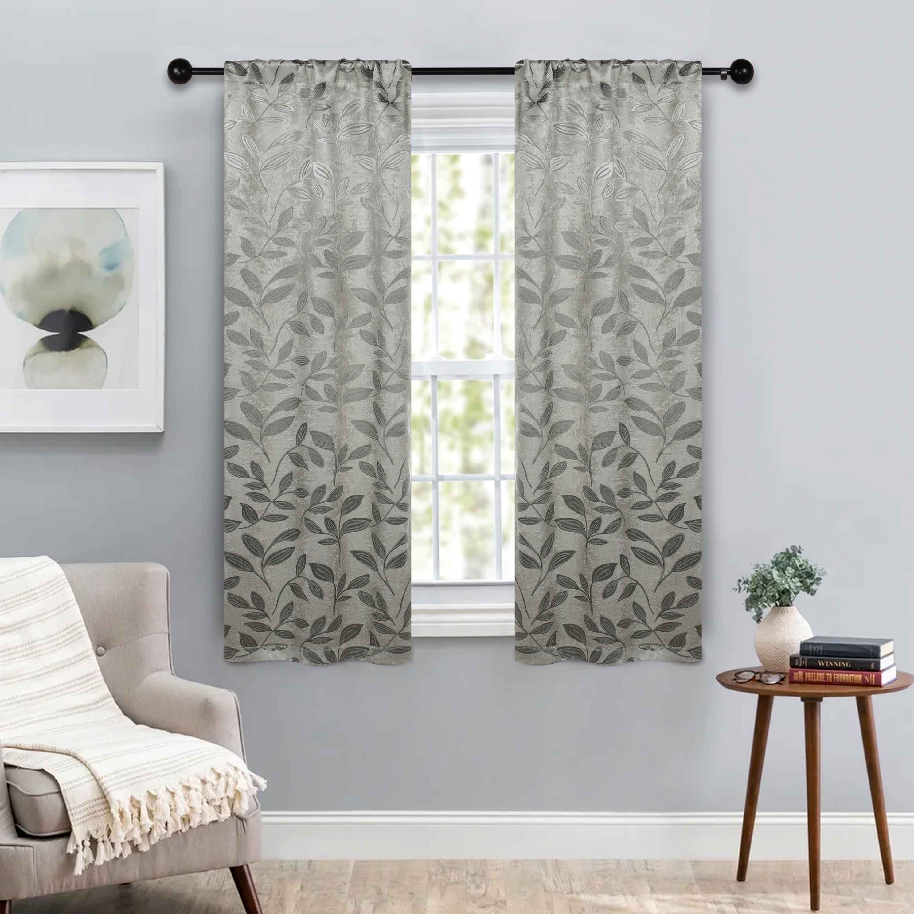Blackout Curtains with Rod Pocket - Set of 2 Panels for Complete Room Darkening | Perfect for Bedrooms, Nurseries & Home Theater Light Blocking