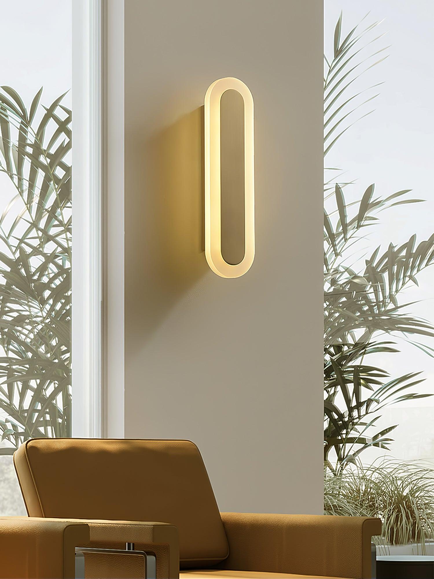Modern Dimmable LED Wall Lamp - Sleek Minimalist Design for Living Room, Bedroom, or Hallway Lighting - Perfect for Home Decor and Ambient Illumination