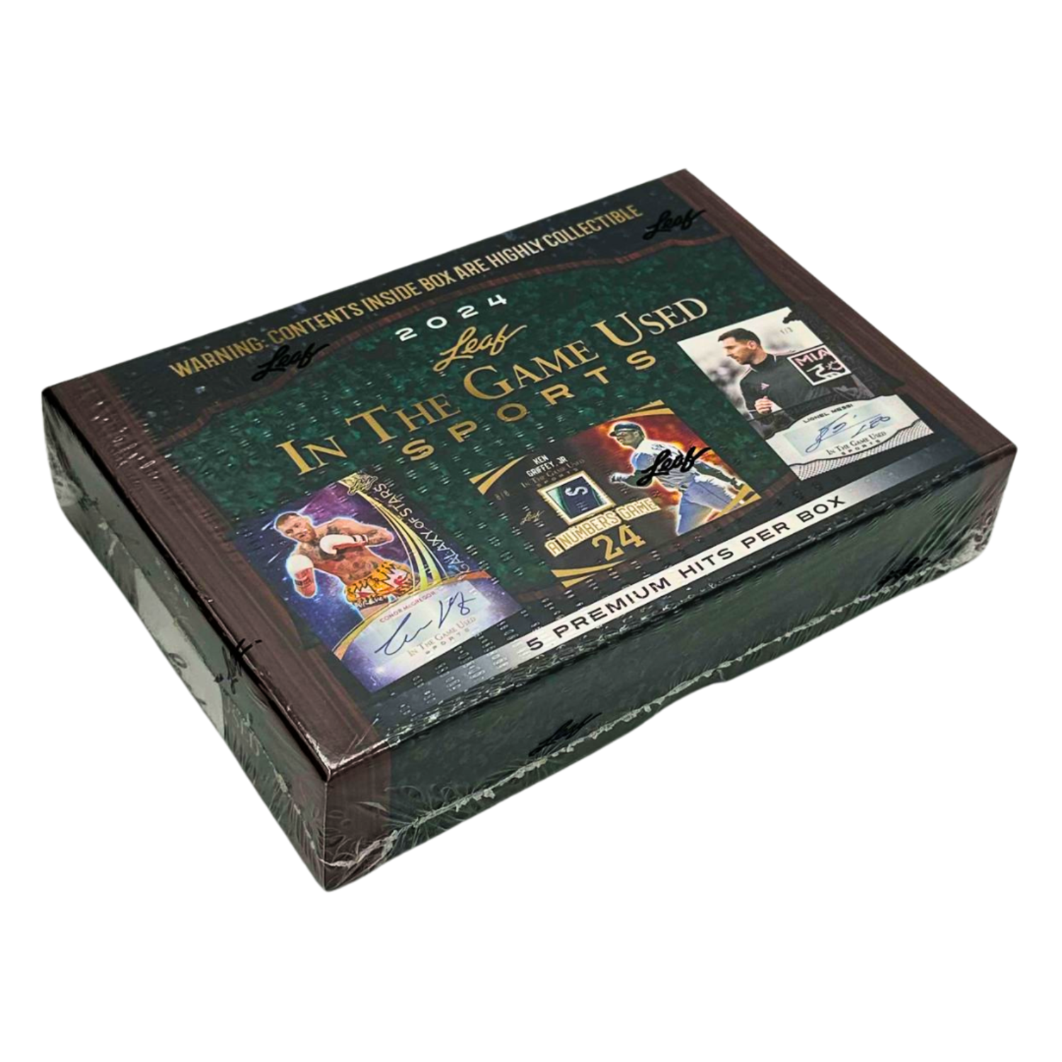 2024 Leaf In The Game Authentic Used Sports Memorabilia & Trading Cards - Perfect for Collectors, Fans, and Gift Giving