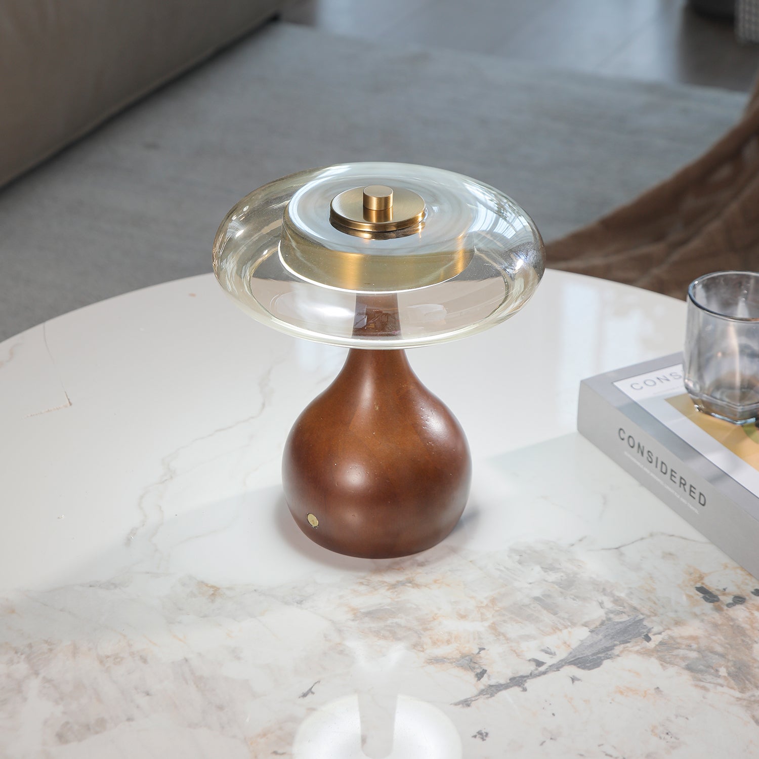 Theo Table Lamp - Modern LED Desk Lamp with Adjustable Brightness & Color Temperature for Home Office, Bedroom, and Study Room
