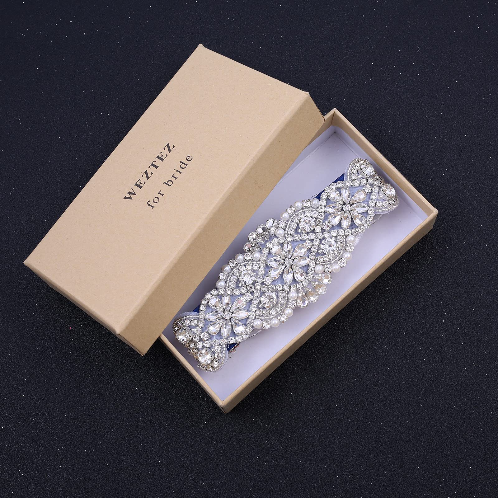 Sparkling Rhinestone Wedding Belt for Bride & Bridesmaids - Elegant Crystal Sash for Wedding Dresses & Bridal Accessories - Perfect for Bridal Showers, Receptions & Formal Events