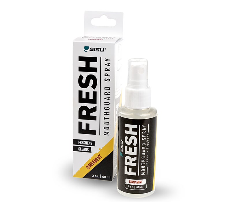 SISU Fresh Mouthguard Spray - Breath Freshener & Oral Care for Athletes, Travel & Daily Use - Mint Flavor for Fresh Breath On-The-Go