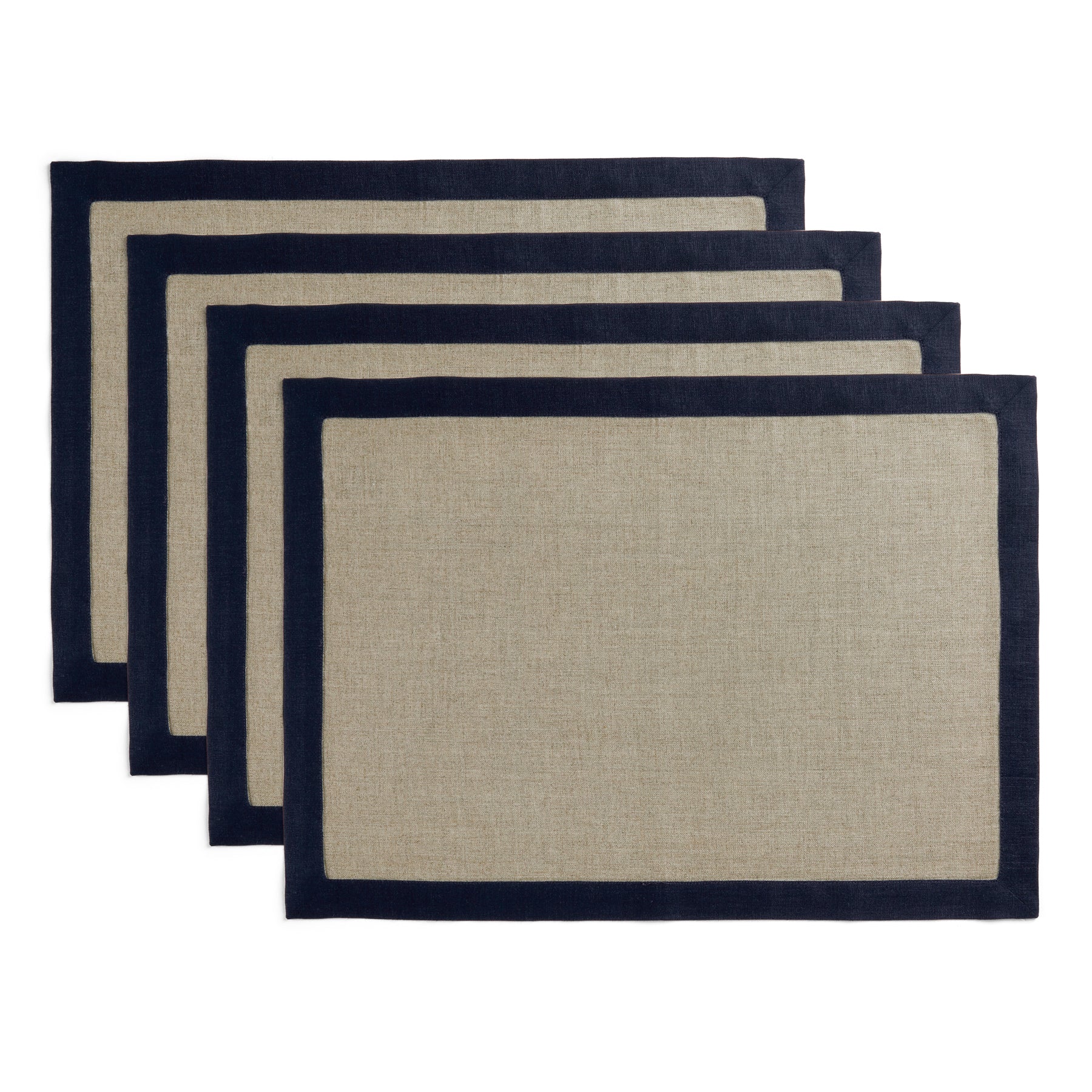 Premium Classic Cotton Placemats Set of 4 - Elegant Table Decor for Dining Room, Kitchen & Holiday Gatherings