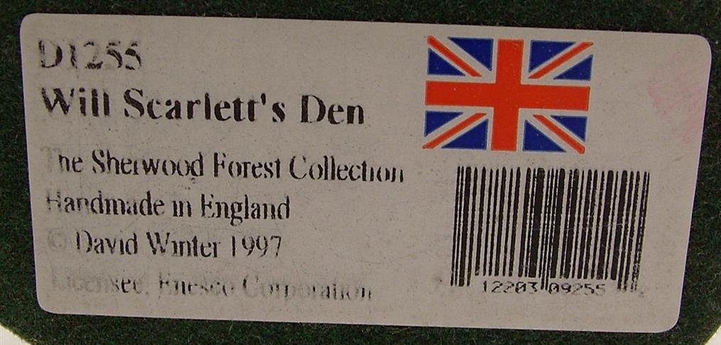 David Winter Will Scarlett's Den Sherwood Forest Collectible Figurine DW143 - Perfect for Home Decor, Gift Giving & Collectors