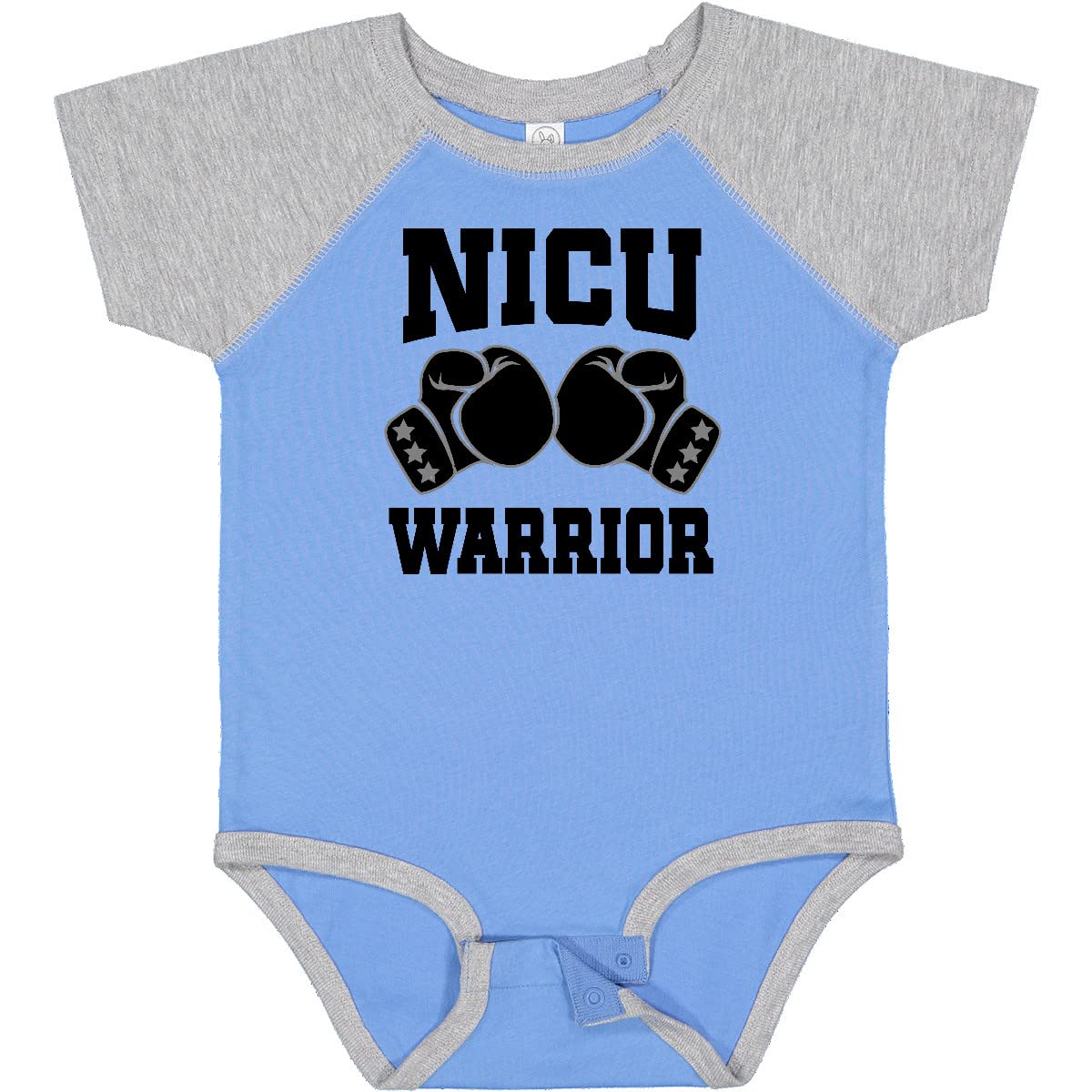 Inktastic NICU Warrior Baby Boy Onesie - Cute Newborn Bodysuit for Preemie & NICU Babies - Perfect Gift for NICU Graduates & Preemie Parents