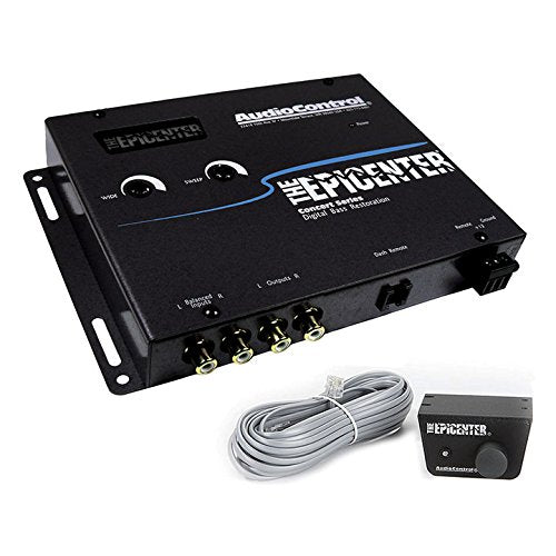 AudioControl The Epicenter Digital Bass Reconstruction Processor - Black (The Epicenter_B) | Car Audio Bass Enhancer for Deep Low Frequencies | Perfect for Car Audio Systems & Subwoofer Setups