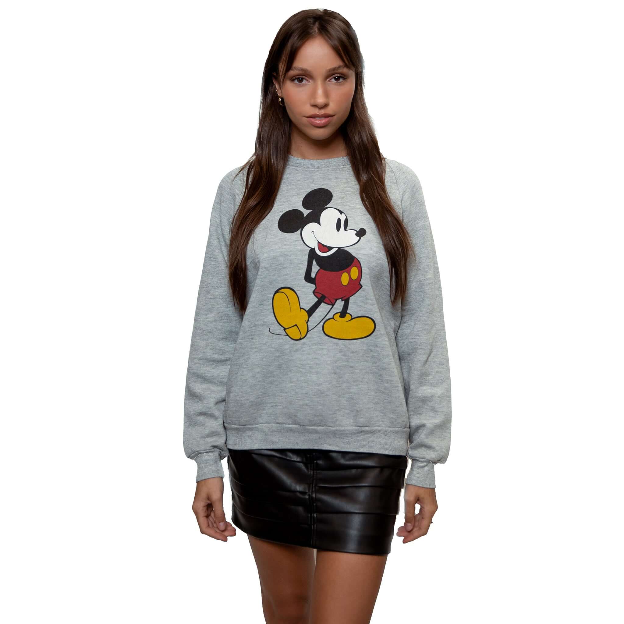 Vintage Disney Mickey Mouse Sweatshirt - Large Size, Made in USA, 1980s Retro Style | Perfect for Disney Fans, Collectors, and Casual Wear