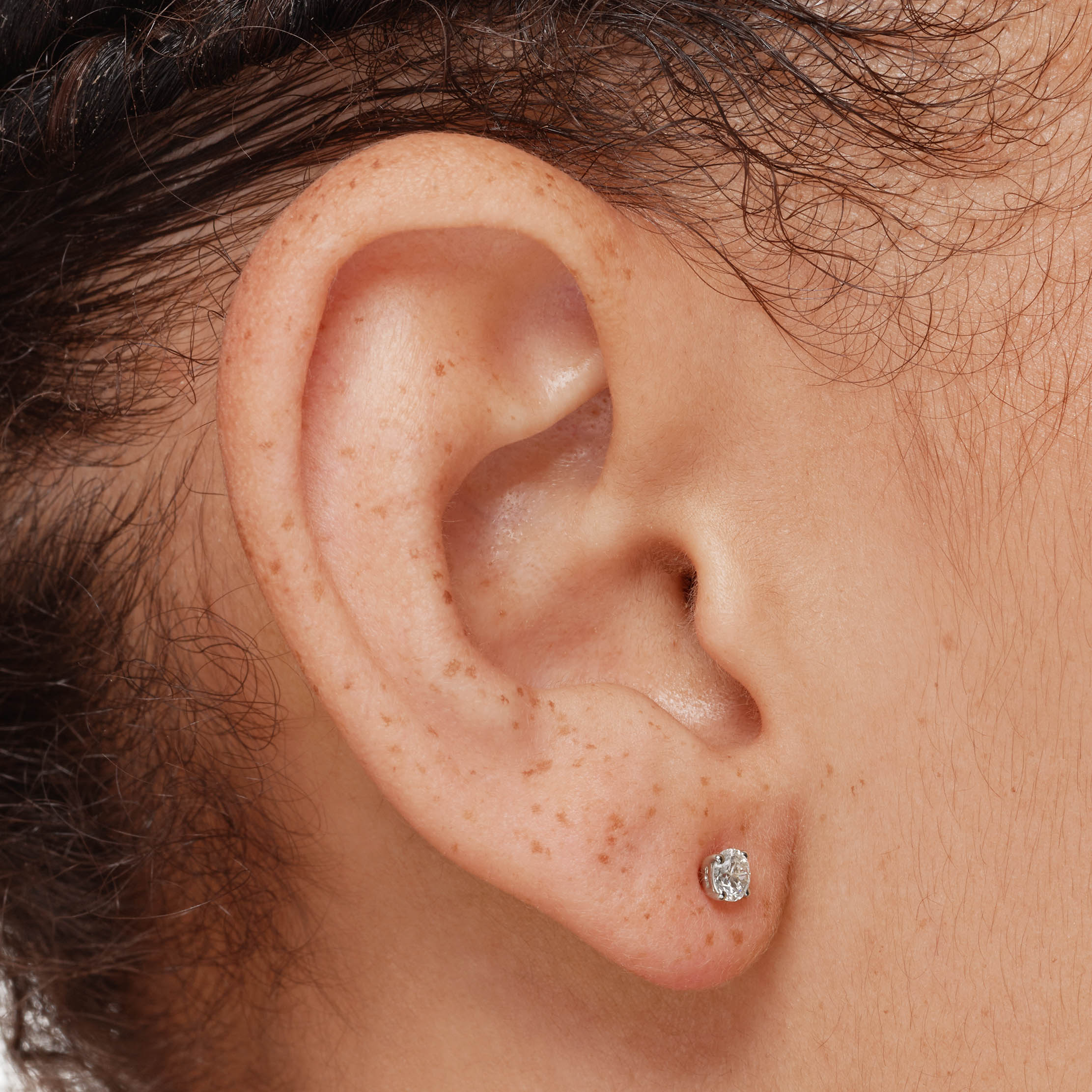 0.33ct Lab Grown Diamond Round Stud Earrings in 925 Sterling Silver - Perfect for Everyday Wear, Gifts & Special Occasions